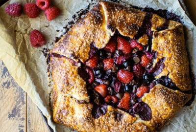 Chocolate Berry Galette