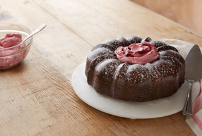 Chocolate Raspberry Pound Cake