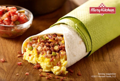 Corned Beef Hash Breakfast Burrito