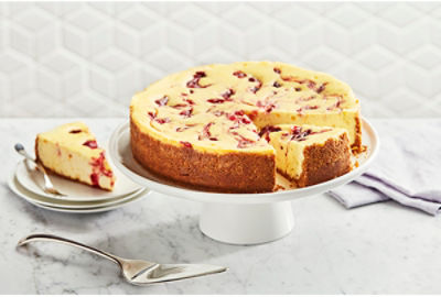 Cranberry Marble Cheesecake