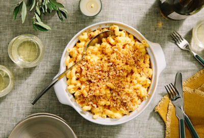 Creamy Double Cheddar Mac & Cheese