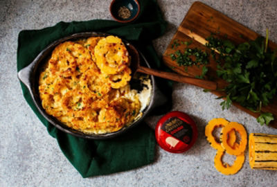 Creamy Squash and Gouda Gratin