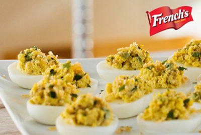 Deviled Eggs Florentine