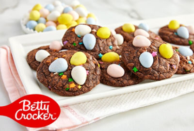 Easter Egg Brownie Cookies