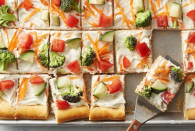 Easy Crescent Veggie Pizza