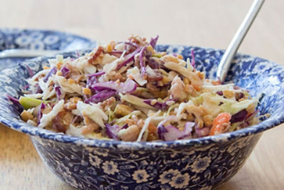 Easy Crunchy Bacon Coleslaw