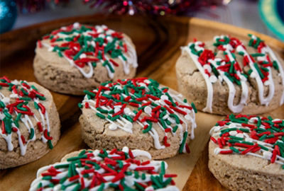 Eggnog Spice Scones