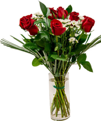 The Floral Shoppe Premium Dozen Roses in a Vase, 1 each
