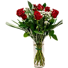 The Floral Shoppe Premium Dozen Roses in a Vase, 1 each