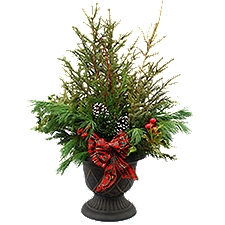 The Floral Shoppe Holiday Greens Planter Urn, 1 Each