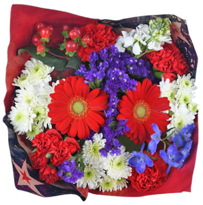 The Floral Shoppe Patriotic Flower Bouquet, 1 each