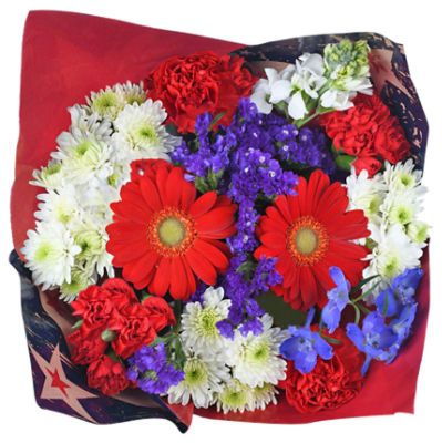 The Floral Shoppe Patriot Flower Bouquet, 1 each