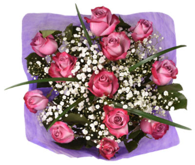 The Floral Shoppe Premium Dozen Rose Bouquet - Rainbow, 1 each