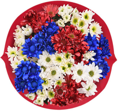 The Floral Shoppe RWB Jumbo Pom Bunch
