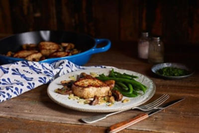 Filet Mignon Pork with Buttery Mushrooms