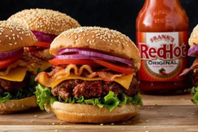 Frank’s RedHot Bacon Cheeseburger