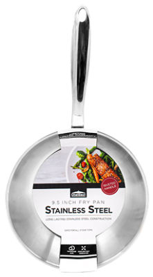 ChefElect Stainless Steel 9.5 Inch Fry Pan