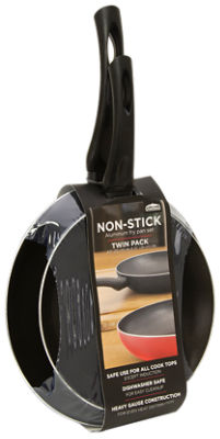 ChefElect NonStick Aluminum Fry Pan Set, Twin Pack ShopRite