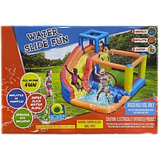 Global Crossing Inflatable Water Slide & Play Area, 1 Each