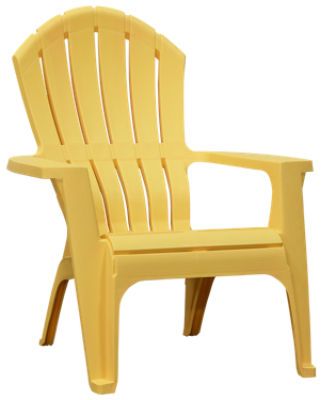 Adams Adirondack Chair - Yellow, 1 each