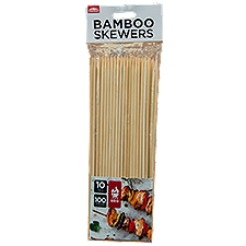 Chef Elect 10 Inch BBQ Bamboo Skewers, 100 count, 1 Each