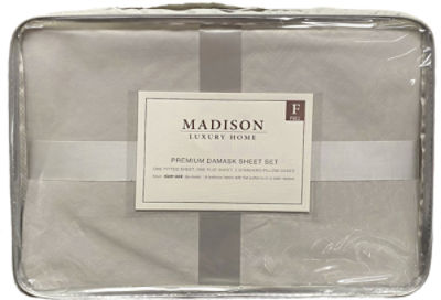 Madison Luxury Home Embossed Microfiber Sheets - Full