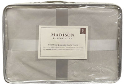 Madison Luxury Home Embossed Microfiber Sheets - Full, 1 Each