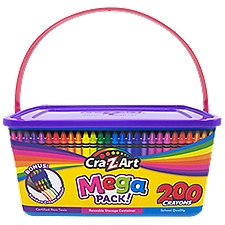 CRA-Z-ART Mega Pack Crayons, 200 count, 200 Each