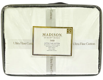 Madison Luxury Home 500 Series Sheets, Queen