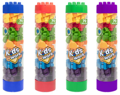 Crayola Kids @ Work 70pc Block Tube, 1 each