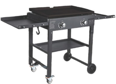 Global Crossing Two Burner Standing Gas Griddle