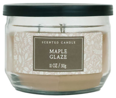 Star Candle Company 3 Wick Maple Glaze Scented Candle