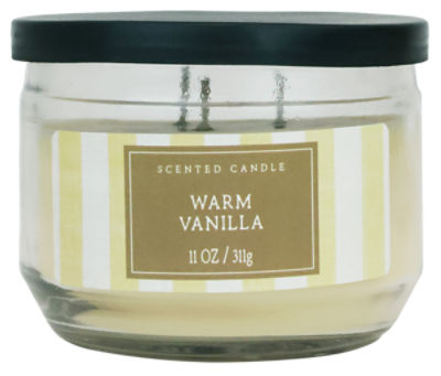 Star Candle Company 3 Wick Warm Vanilla Scented Candle