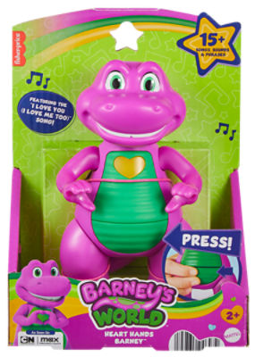 Fisher-Price Barney's World Heart Hands Barney Toy Figure