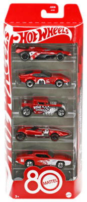 Mattel Hot Wheels 80th Anniversary Basic Car 5-Pack