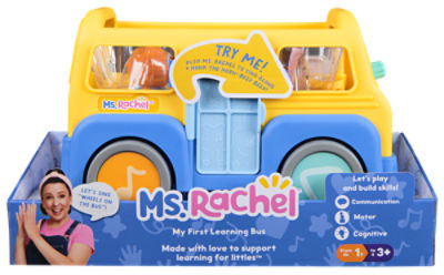 Ms. Rachel My First Learning Bus, 1 Each