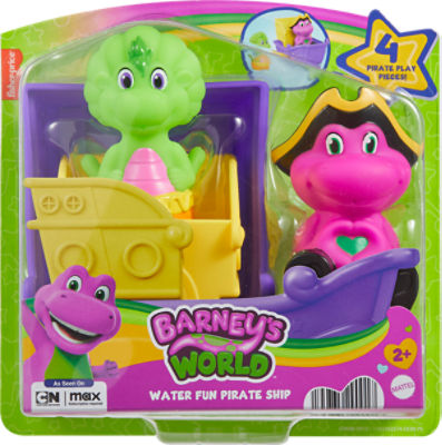 Fisher-Price Barney's World Water Fun Pirate Ship, 4 Piece Set, 1 Each