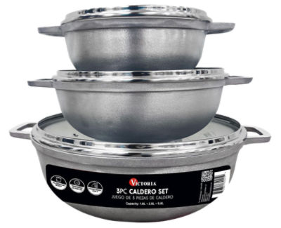 Creative Home Kitchen Aluminum Caldero Set