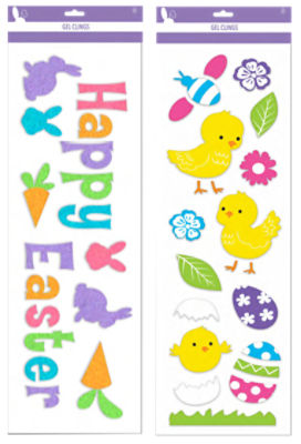 Tri-Land Easter Gel Clings, Assorted Varieties