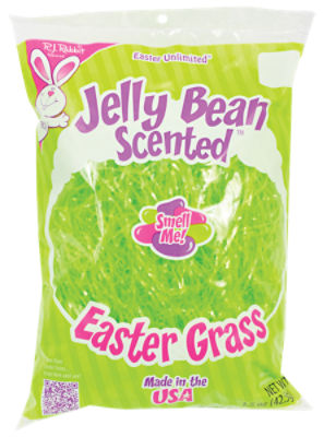 RJ Rabbit Jelly Bean Scented Easter Grass, Green