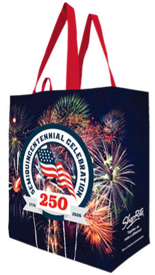 Earthwise ShopRite 250th Anniversary Fireworks Reusable Bag, 1 Each