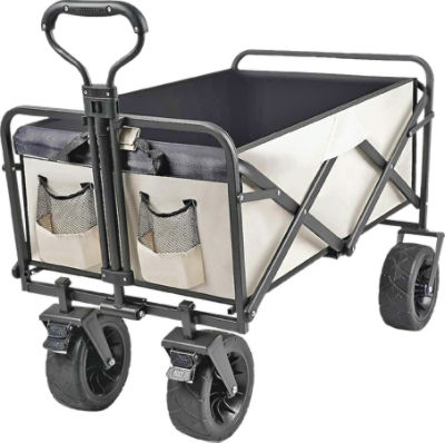 Heavy Duty Wide Wheel Folding Wagon, 250 lb. Capacity