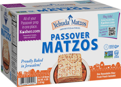 Yehuda Passover Matzo, 4 LBS