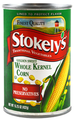 Stokely's Traditional Vegetables Corn - Whole Kernel Golden Sweet, 15.25 oz