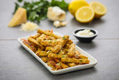 Garlic, Lemon and Parmesan Fries