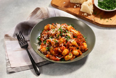 Gnocchi with Hearty Mushroom Bolognese