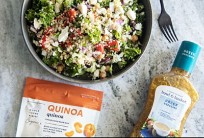 Greek Kale Quinoa Salad