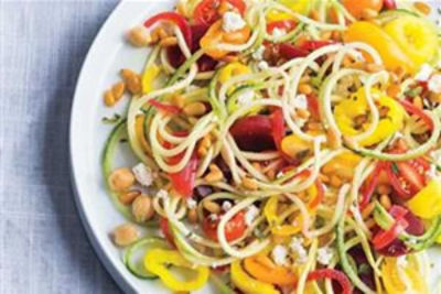 Greek Zoodle Salad