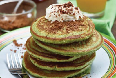 Green Velvet Pancakes