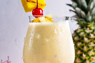 Grilled Pineapple Mock Colada